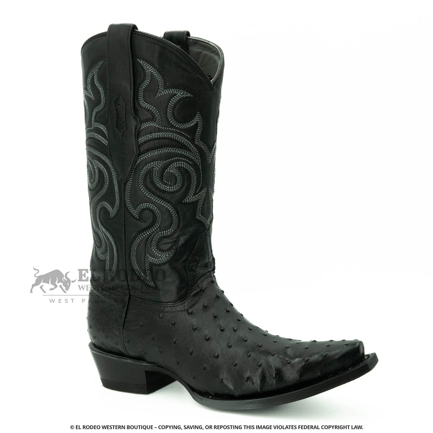 Men Los Altos Ostrich Boots H940305