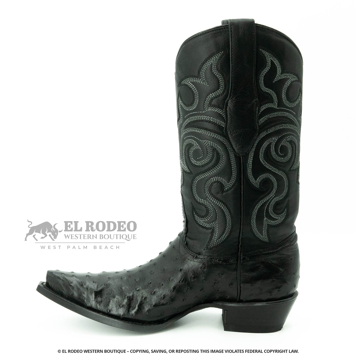 Men Los Altos Ostrich Boots H940305