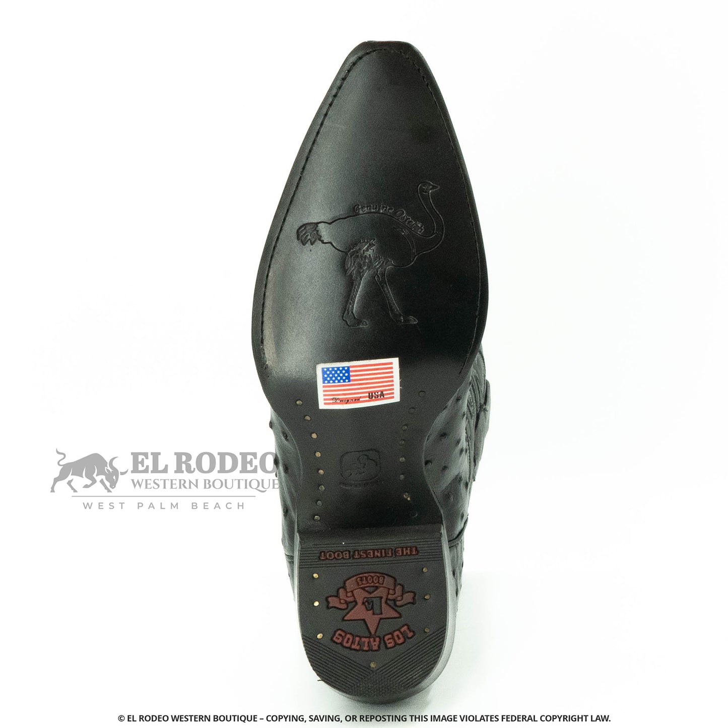 Men Los Altos Ostrich Boots H940305