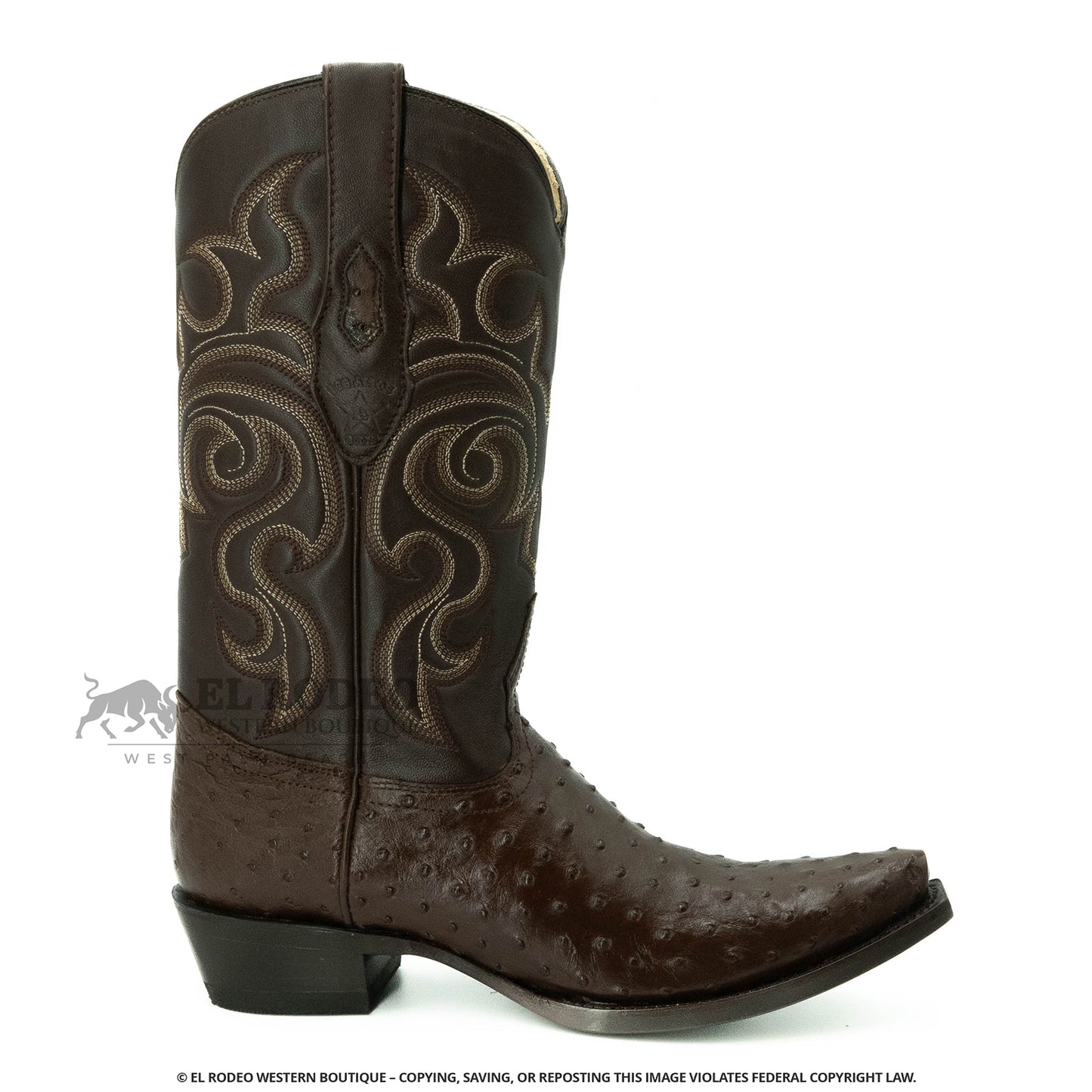 Men Los Altos Ostrich Boots H940307