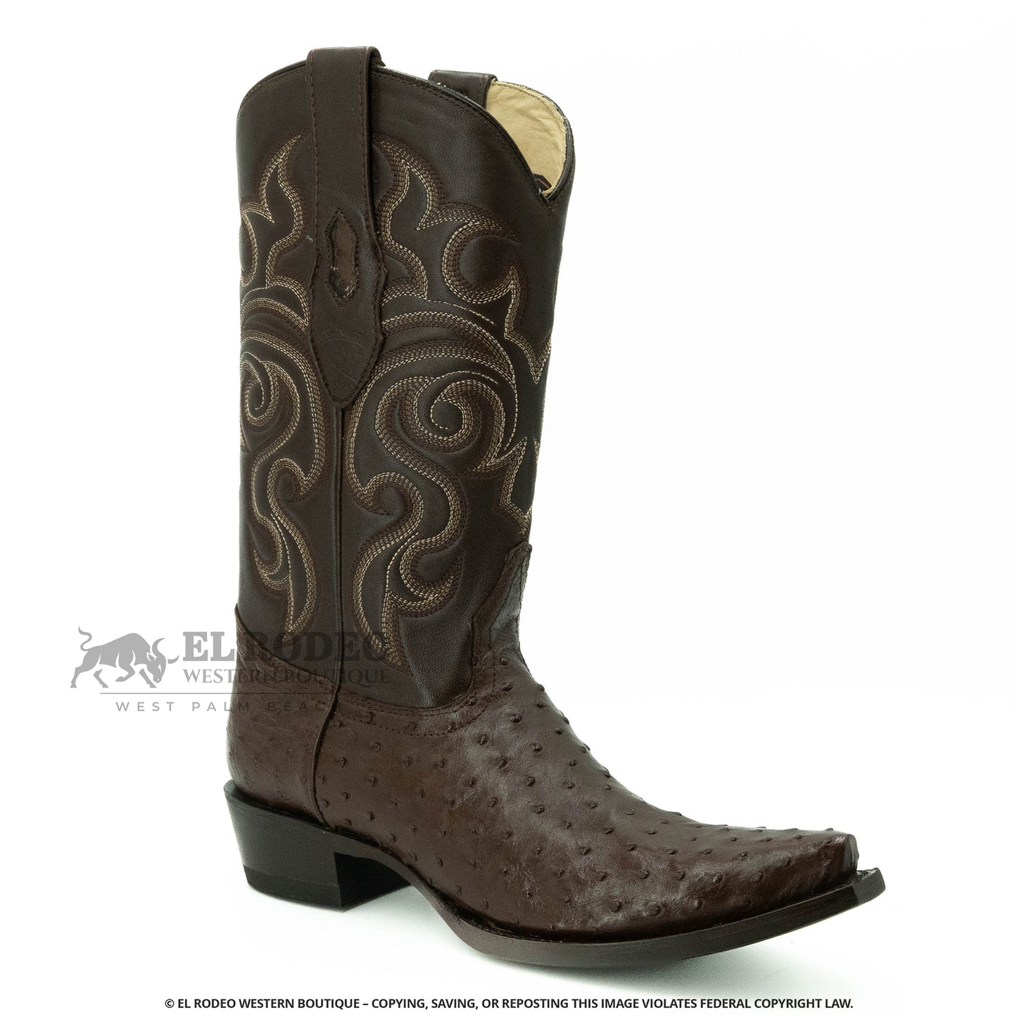 Men Los Altos Ostrich Boots H940307