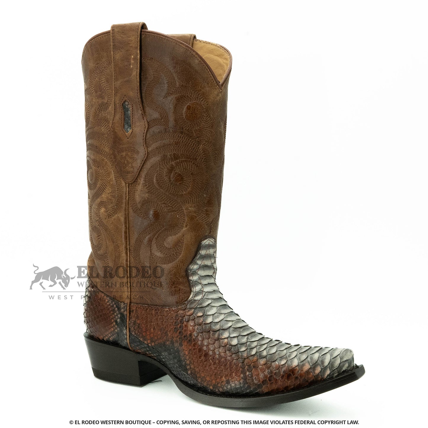 Men Los Altos Python Boots H945788