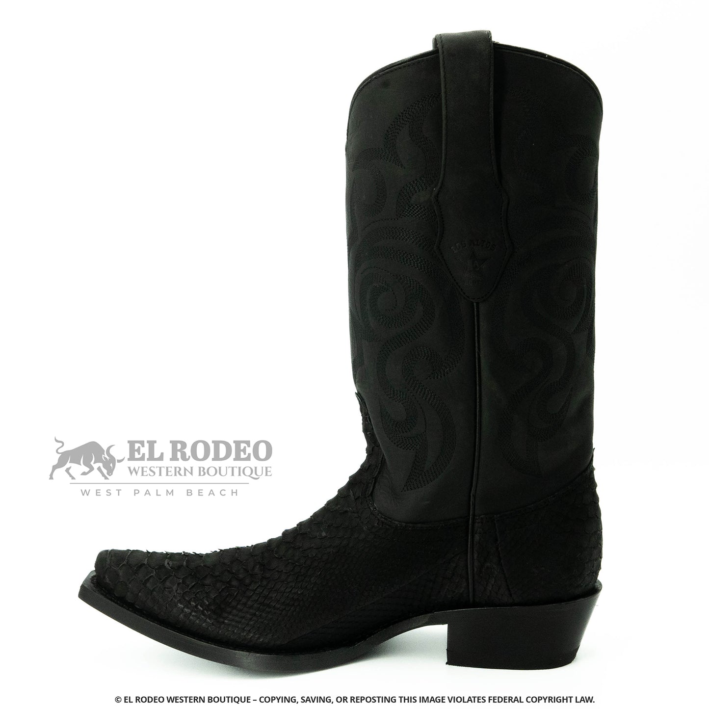 Men Los Altos Python Boots H94N5705
