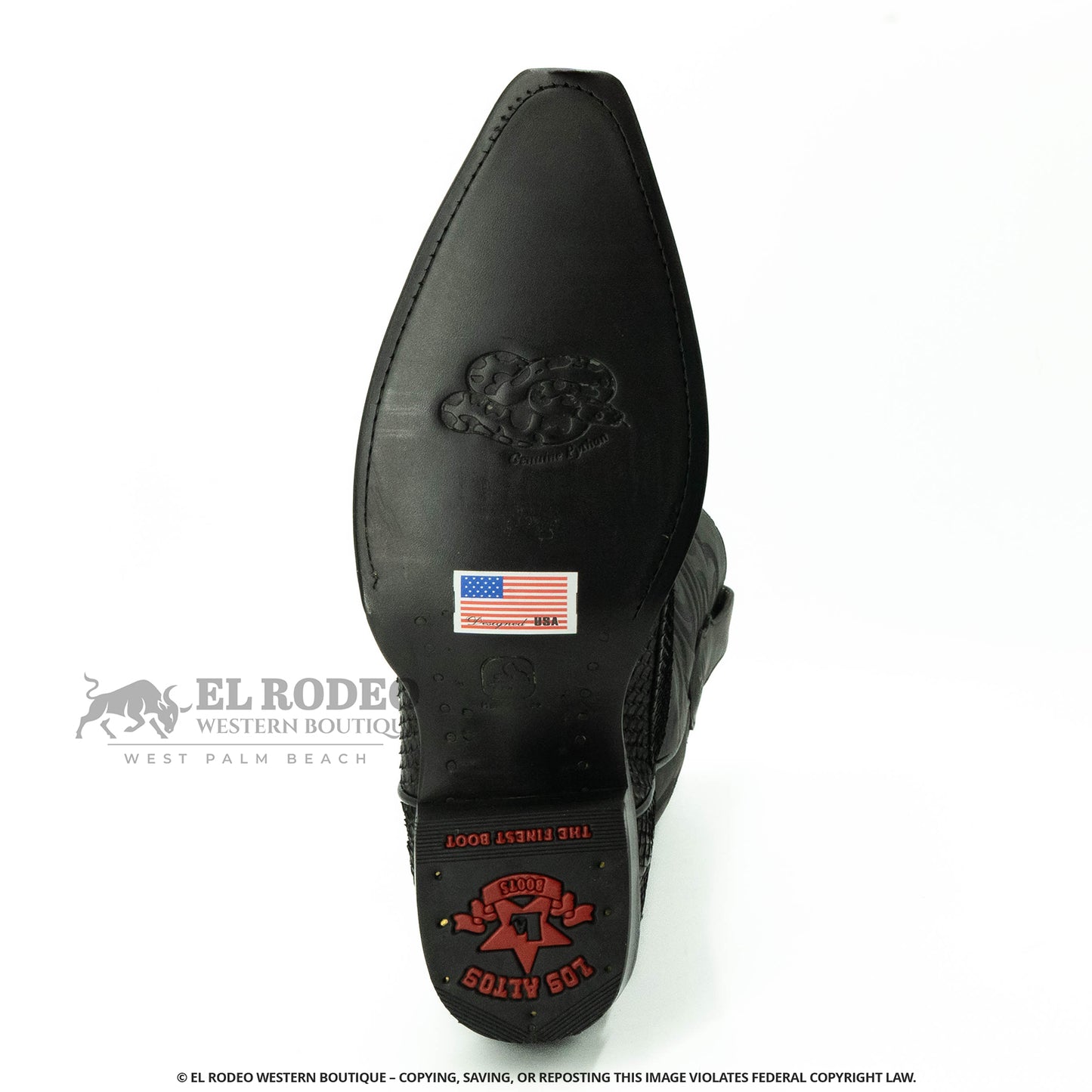 Men Los Altos Python Boots H94N5705