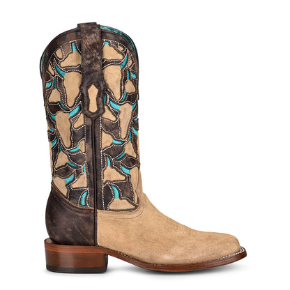 Women Corral Cowhide Boots A4206
