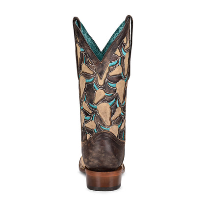 Women Corral Cowhide Boots A4206