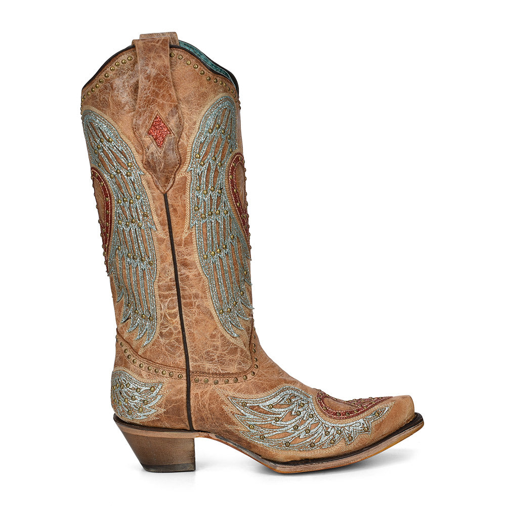 Women Corral Cowhide Boots A4235