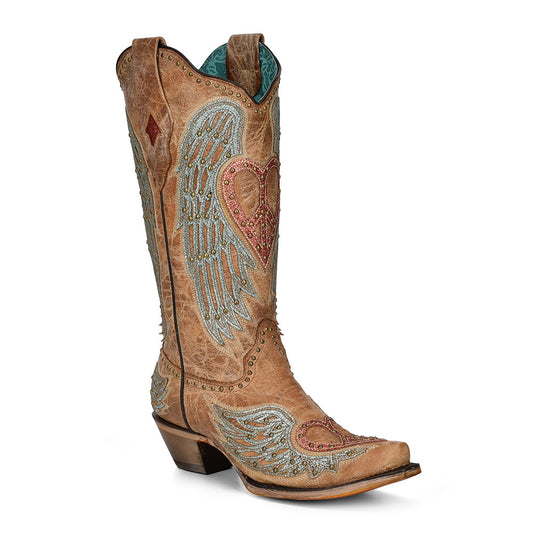 Women Corral Cowhide Boots A4235