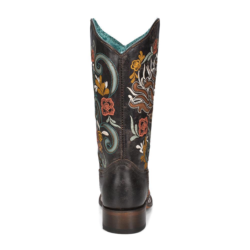 Corral Women's Floral Horse Inlay Boots - Western Charm Meets Lasting Comfort - A4267 - El Rodeo Western Boutique