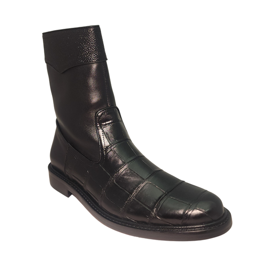 Exotic Boot, Round Toe - Men Franco Cuadra Ankle Boot FC986