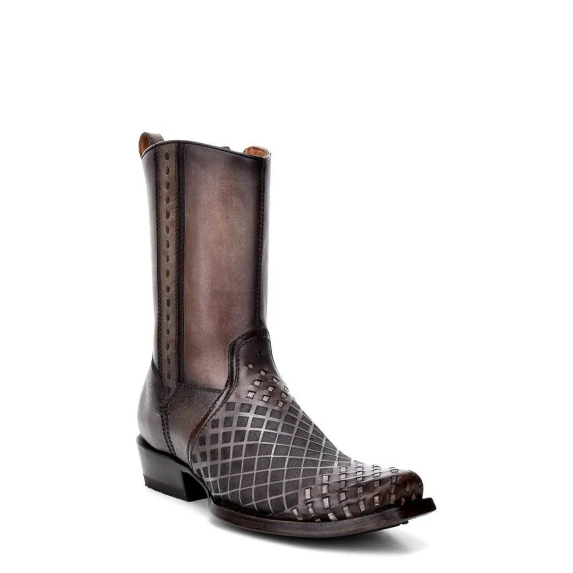 Narrow Square Toe Boots - Calf - Men Cuadra Boot CU498 - El Rodeo Western Boutique