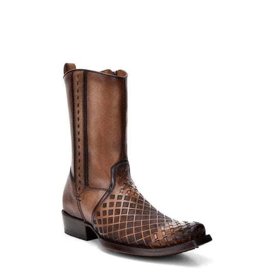 Narrow Square Toe Boots - Calf - Men Cuadra Boot CU674 - El Rodeo Western Boutique