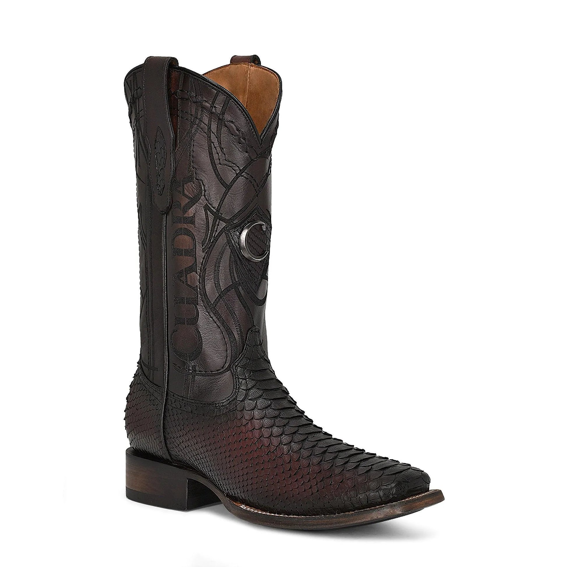 Python Boots with Leather - Men Cuadra Boot CU746 - El Rodeo Western Boutique