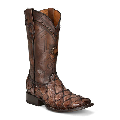 Poisson Pirarucu Leather Boots - Men Cuadra Boots CU788 - El Rodeo Western Boutique