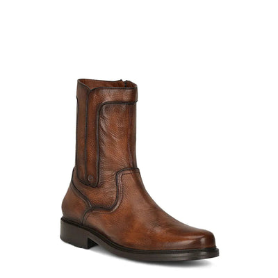 Men's Hand-Painted Almond Deer Leather Boots - Style Meets Comfort in Every Step - Men Cuadra Boot FC661 - El Rodeo Western Boutique