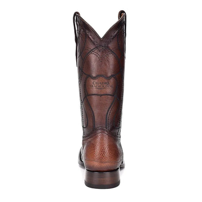 Lizard Square Toe Boots - Men Cuadra Boot CU383 - El Rodeo Western Boutique