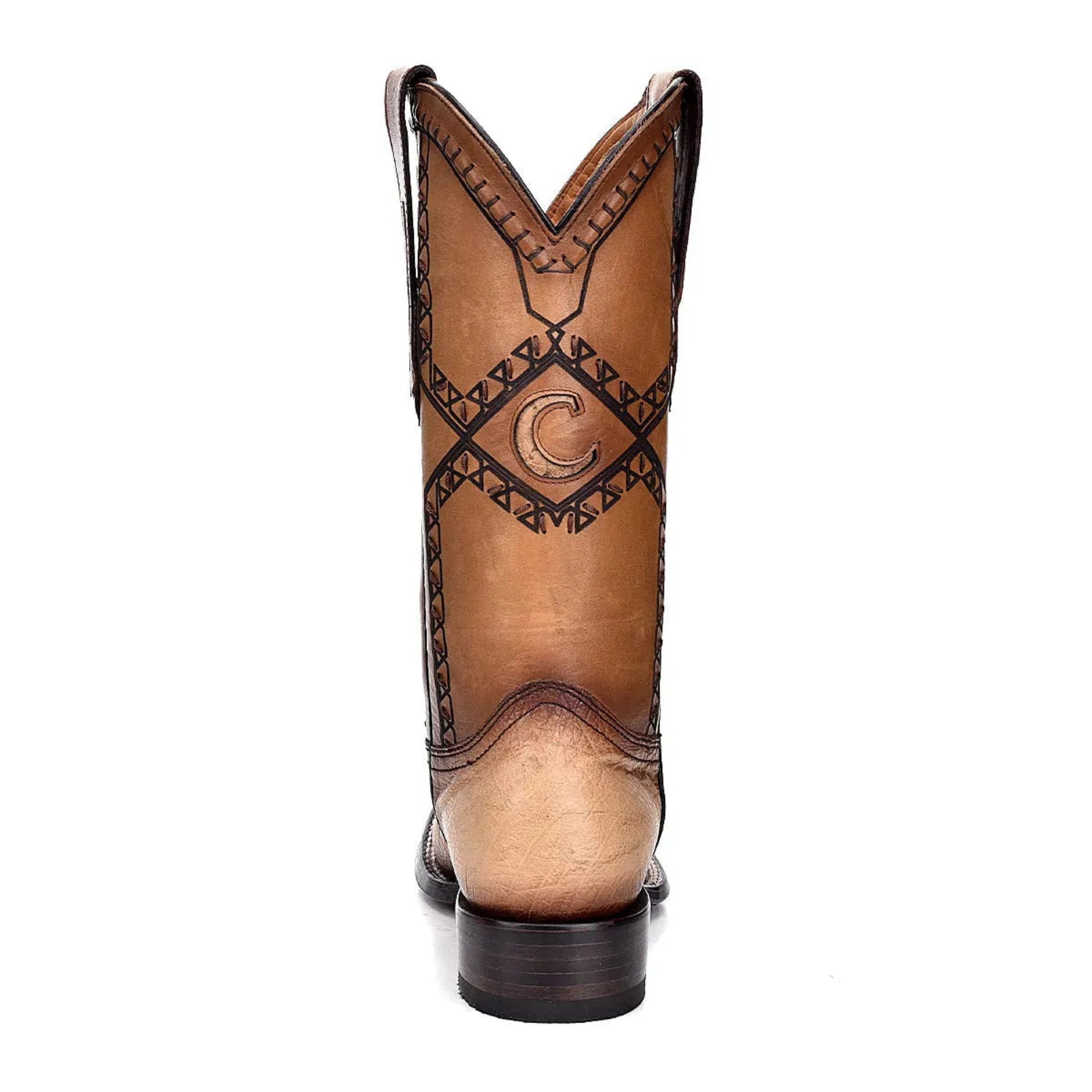 Square-Toed Boots: Premium Ostrich Belly Leather with Refined Details - Men Cuadra Boot CU785 - El Rodeo Western Boutique