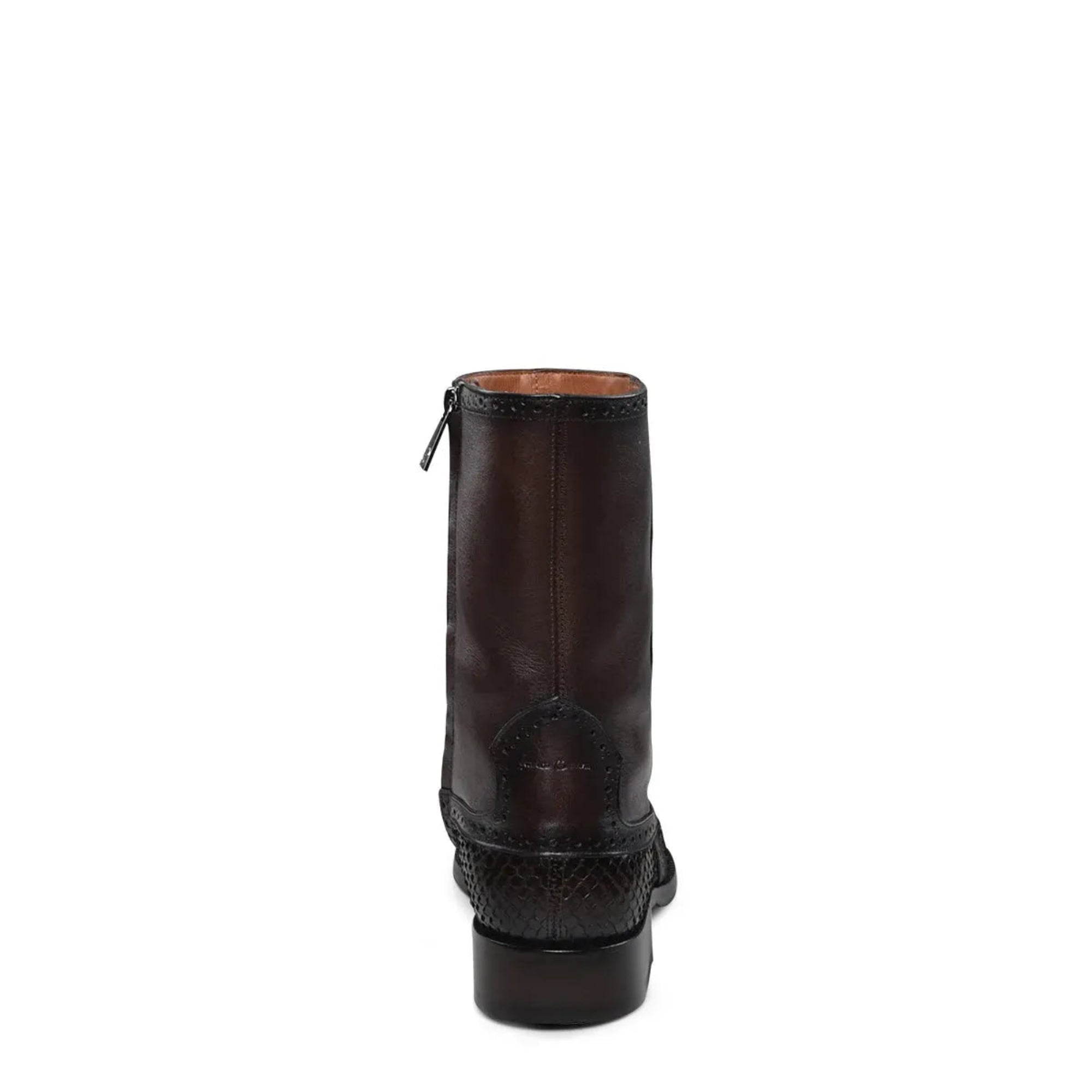 その他 Francisco Exotic Boots for Men Genuine Python Leather Mid-Calf Western
