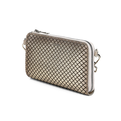 Women Cuadra Golden Zipper Wallet DU795-P