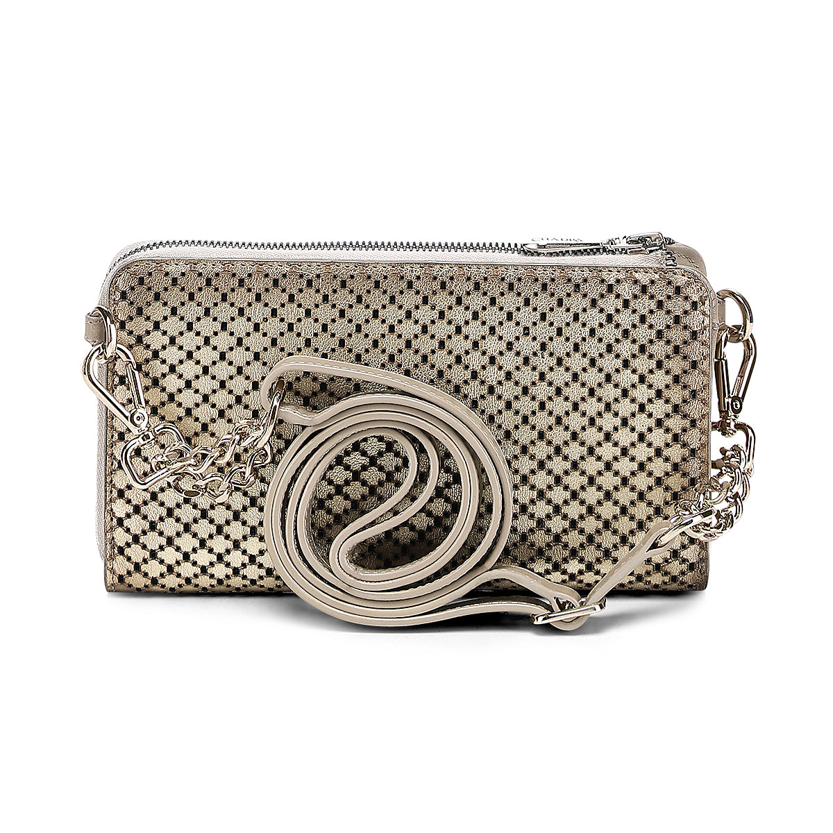 Women Cuadra Golden Zipper Wallet DU795-P