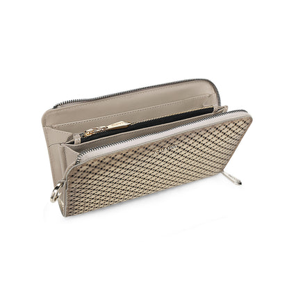 Women Cuadra Golden Zipper Wallet DU795-P