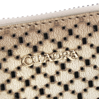 Women Cuadra Golden Zipper Wallet DU795-P