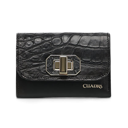 Women Cuadra Alligator Stiching Wallet DU796