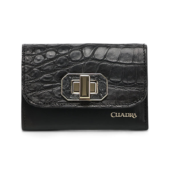 Women Cuadra Alligator Stiching Wallet DU796