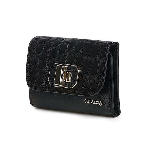 Women Cuadra Alligator Stiching Wallet DU796