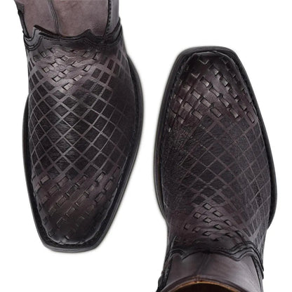 Narrow Square Toe Boots - Calf - Men Cuadra Boot CU498 - El Rodeo Western Boutique