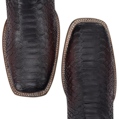 Python Boots with Leather - Men Cuadra Boot CU746 - El Rodeo Western Boutique