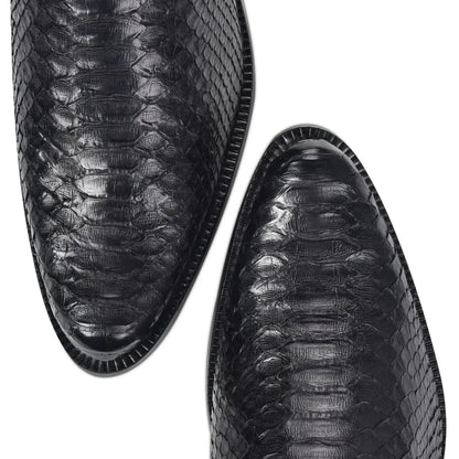 Genuine Python & Bovine Men's Dress Boot - Style Meets Everyday Comfort - Men Franco Cuadra Boot FC817 - El Rodeo Western Boutique