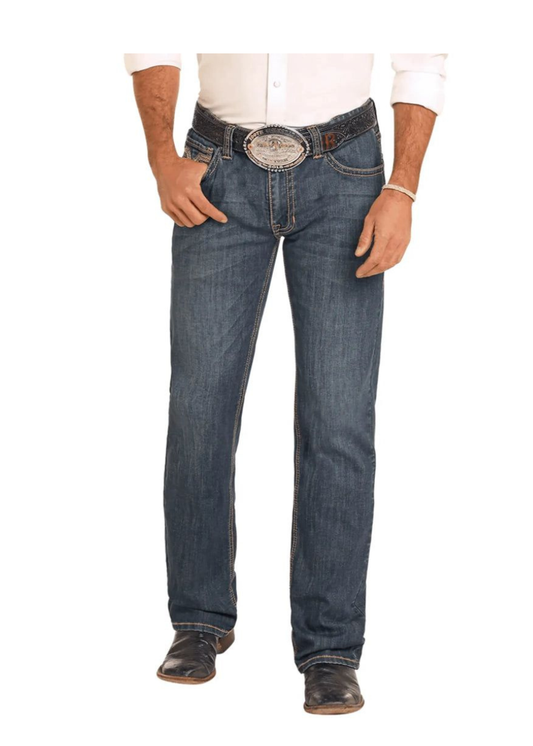 Men Rock&Roll Revolver Straight Blue Jean BM1RD04824