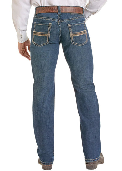 Men Rock&Roll Revolver Straight Dark Vintage Jean BM1RD06704