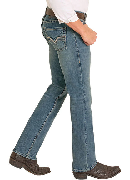 Men Rock&Roll Revolver Straight Denim Jean BM1RD08025