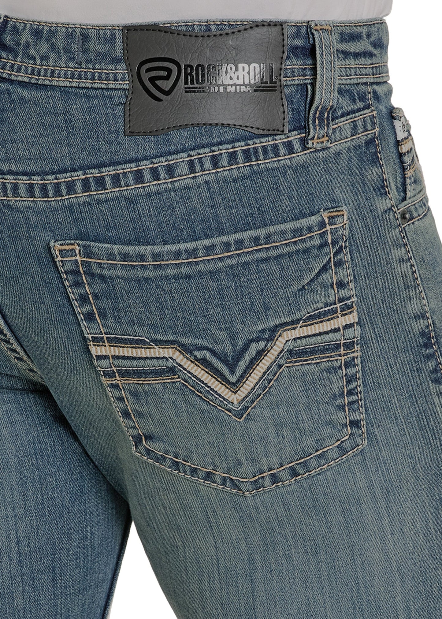 Men Rock&Roll Revolver Straight Denim Jean BM1RD08025