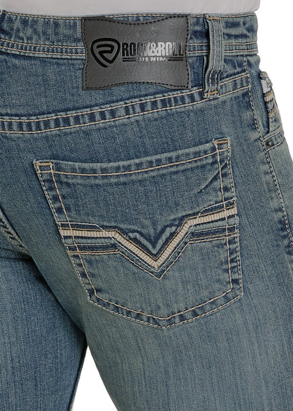 Men Rock&Roll Revolver Straight Denim Jean BM1RD08025