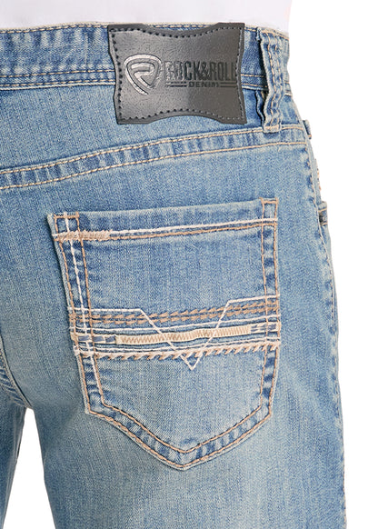Men Rock&Roll Jean Rope Stitch Revolver BM1RD09124