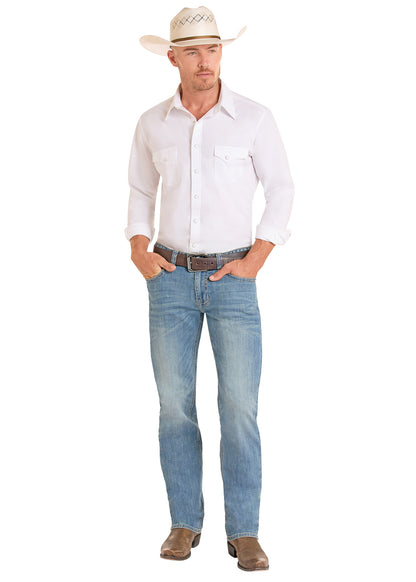 Men Rock&Roll Jean Rope Stitch Revolver BM1RD09124