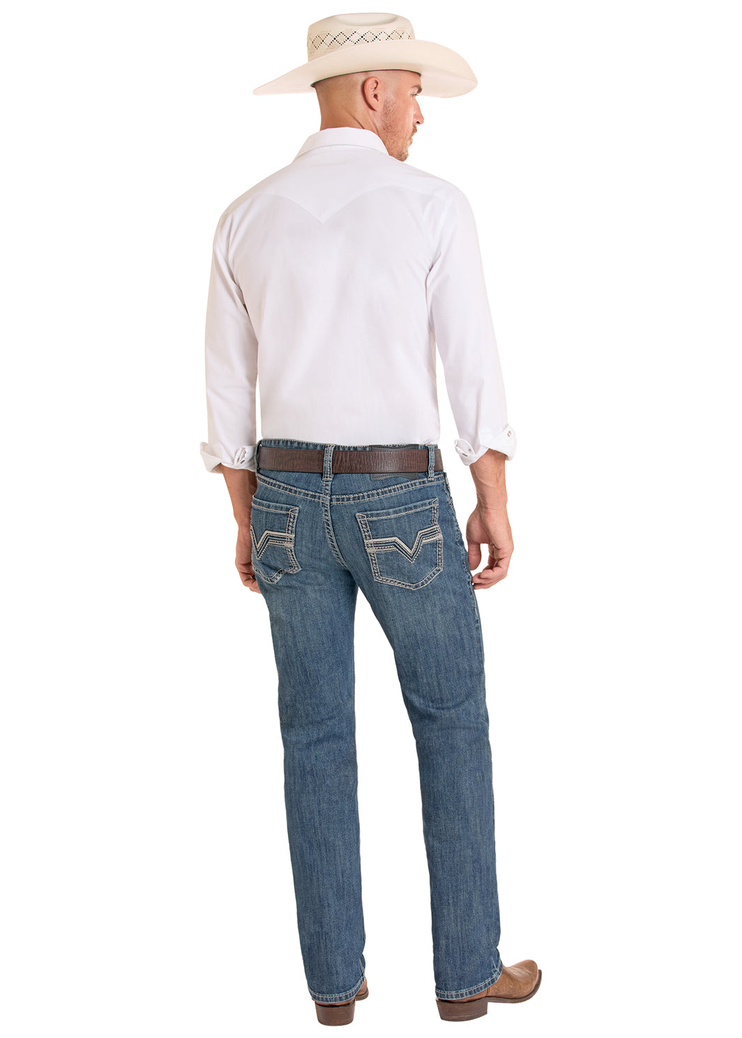Men Rock&Roll Revolver Straight Pleather BM1RD09126