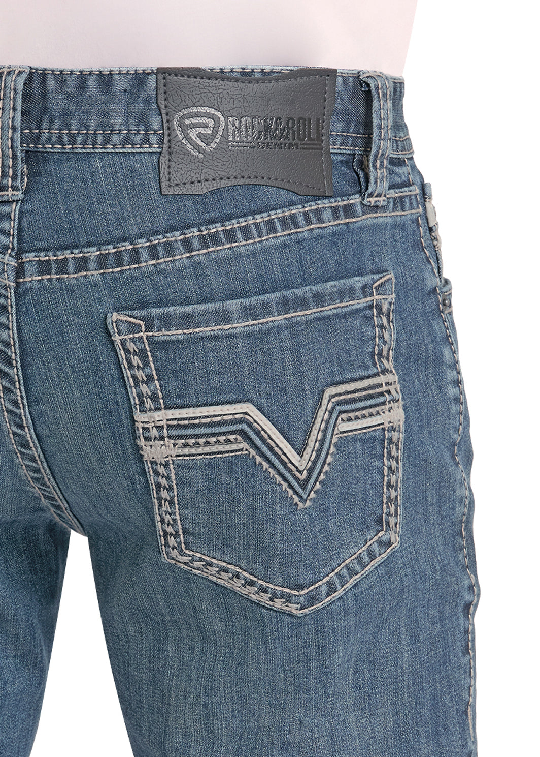 Men Rock&Roll Revolver Straight Pleather BM1RD09126