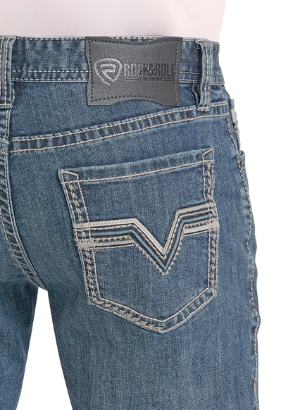 Men Rock&Roll Revolver Straight Pleather BM1RD09126
