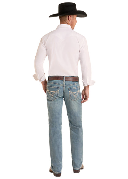 Men Rock&Roll Jean Large V Revolver BM1RD09954