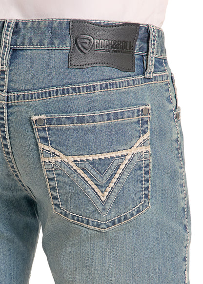 Men Rock&Roll Jean Large V Revolver BM1RD09954