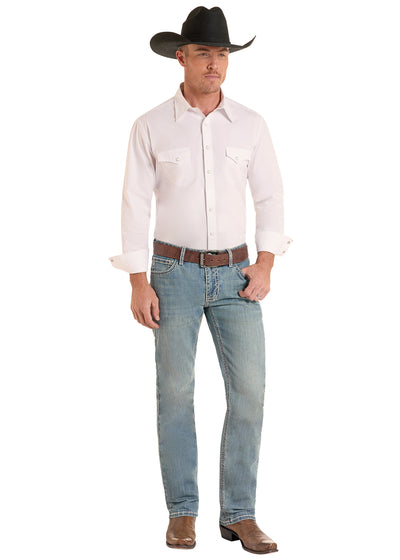 Men Rock&Roll Jean Large V Revolver BM1RD09954