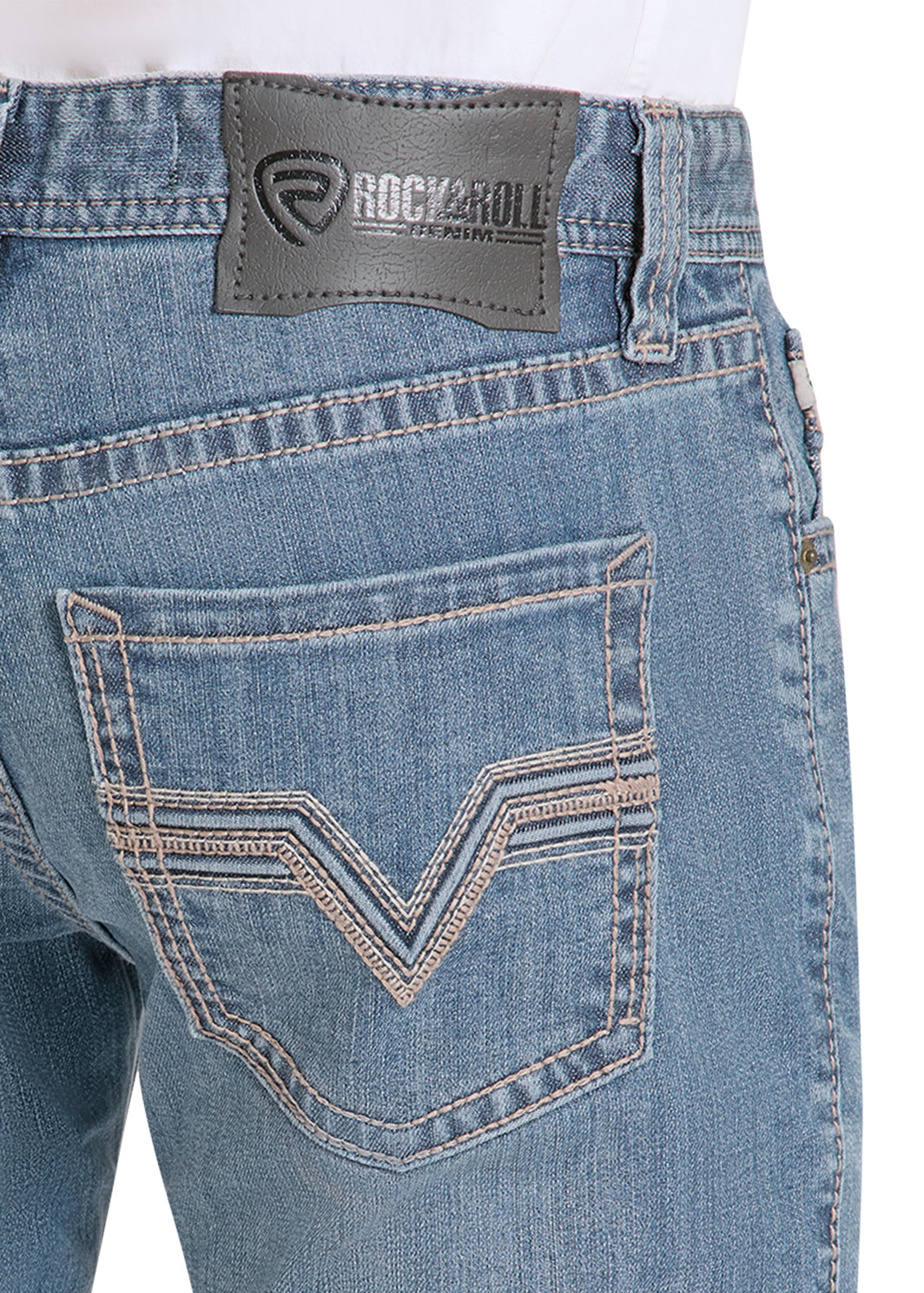 Men Rock&Roll Raised Denin Skinny BM2MD09129