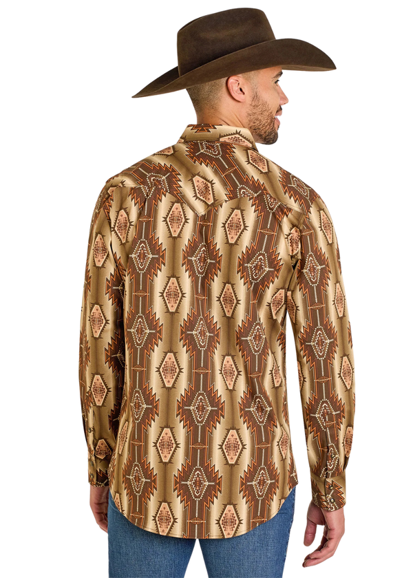 Men Rock&Roll Aztec Shirt BMN2S07636