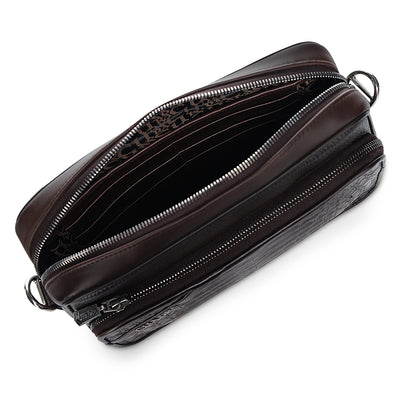 Men Cuadra Caiman Zipper Bag DU755