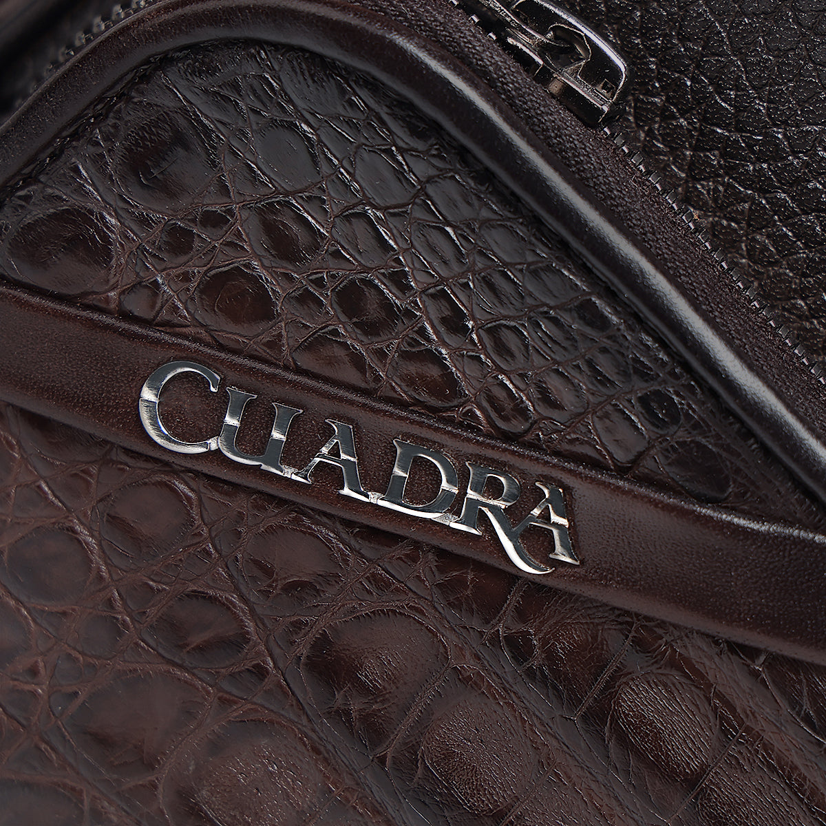 Men Cuadra Caiman Zipper Bag DU755