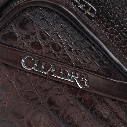 Men Cuadra Caiman Zipper Bag DU755